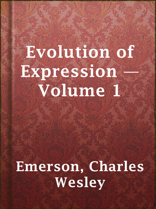Cover image for Evolution of Expression — Volume 1
